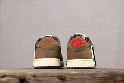 Jordan 1 Low OG TS SP Olive Black Sneakers CQ4277-001