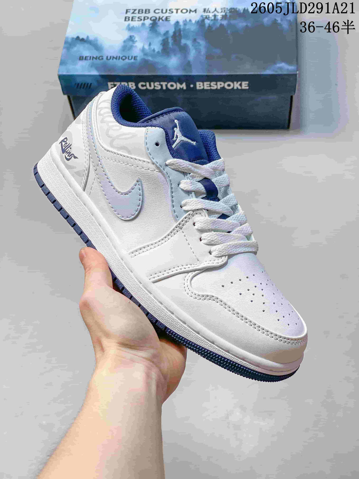 Jordan Air Jordan 1 Low Custom Graphic Sneakers