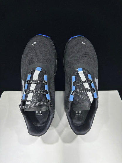 On Cloudmonster Cloud X Sneakers Black Purple Blue