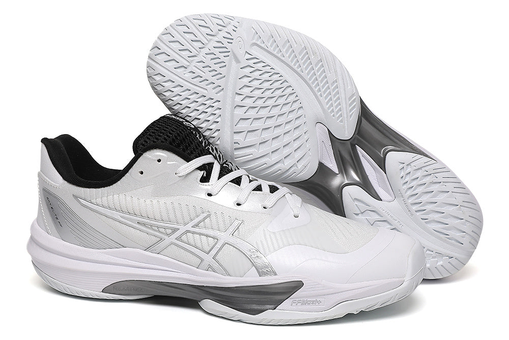 ASICS GEL-RESOLUTION 9 Tennis Shoes White Silver Black