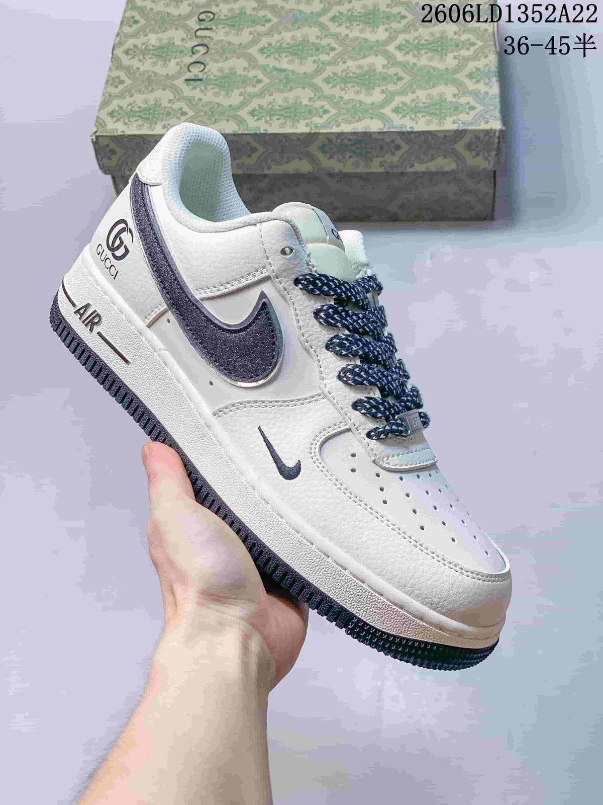 Nike Air Force 1 Low Daisy Swoosh Sneakers