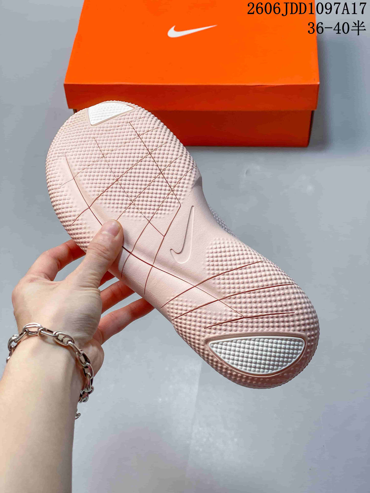 Nike Free 2025 Pink Knit Low-Top Running Shoes