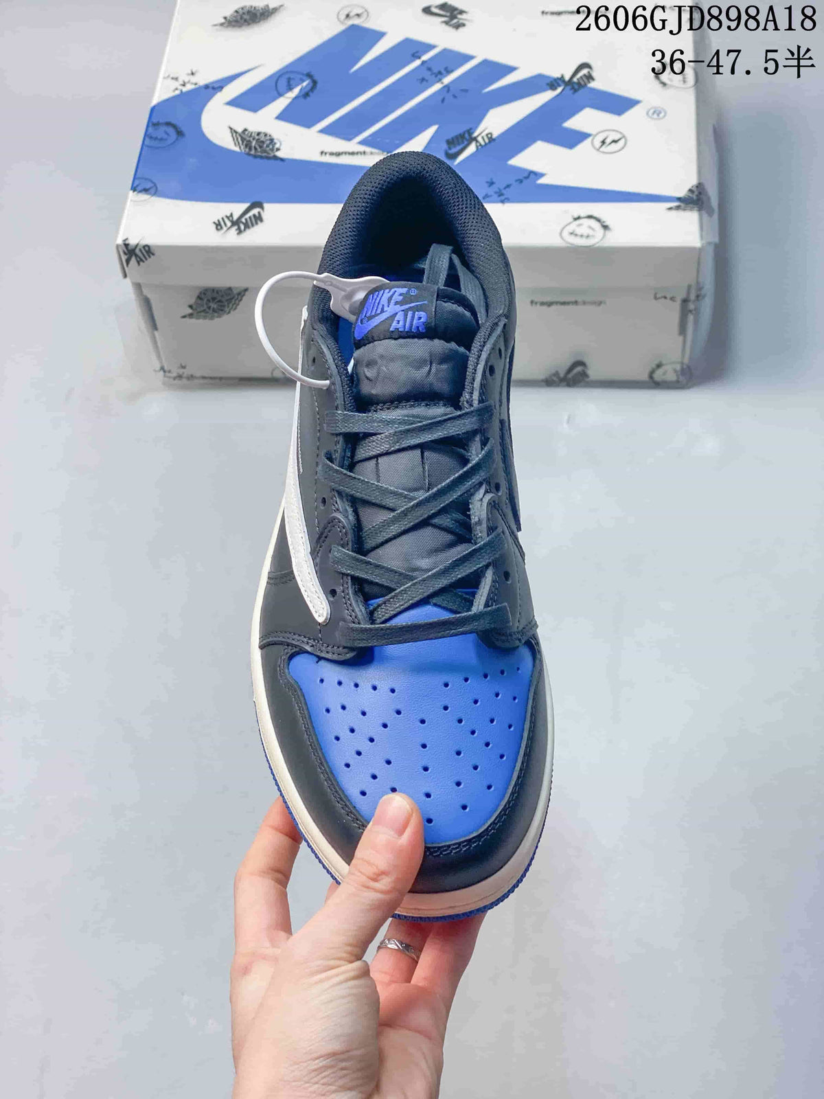 Nike Air Jordan 1 Low x Travis Scott Blue Sneakers