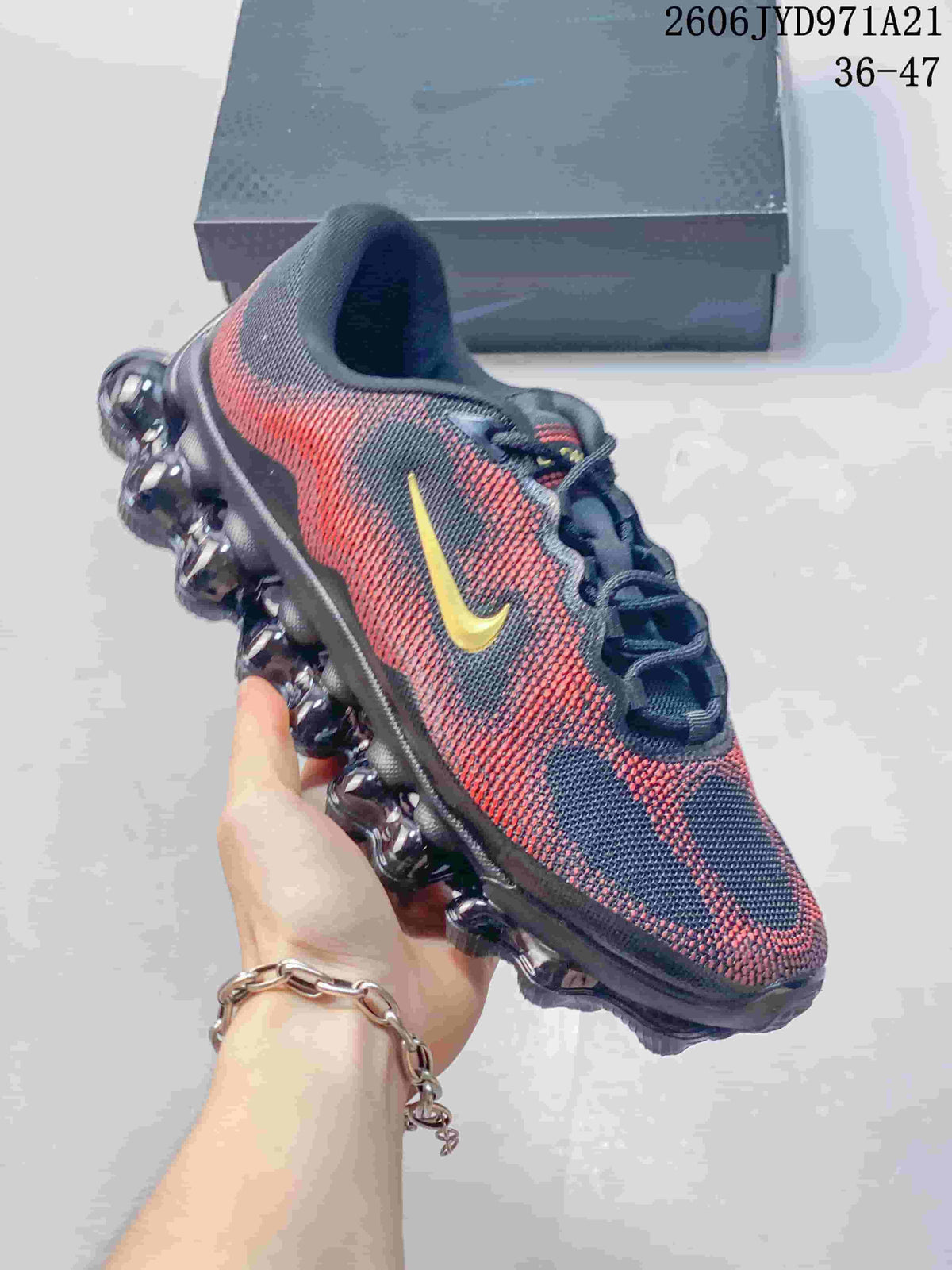 Nike Air Liquid Max Running Shoes in Navy, Red and Gold