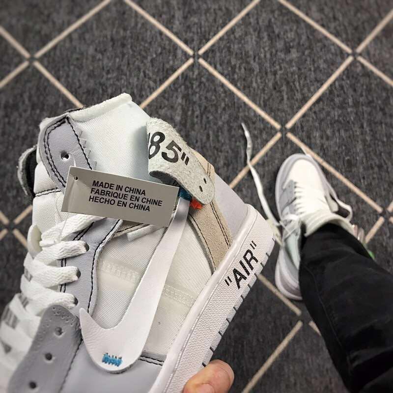 Close-up of the side panel showing the Swoosh, printed sidewall text and a label reading Made in China.