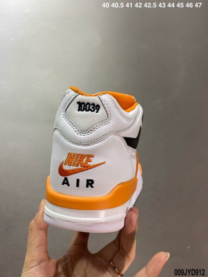 Nike Air Flight 89 White Orange Black Sneakers