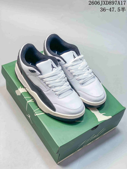 Jordan Flight Court Low-Top Sneakers White and Dark Grey