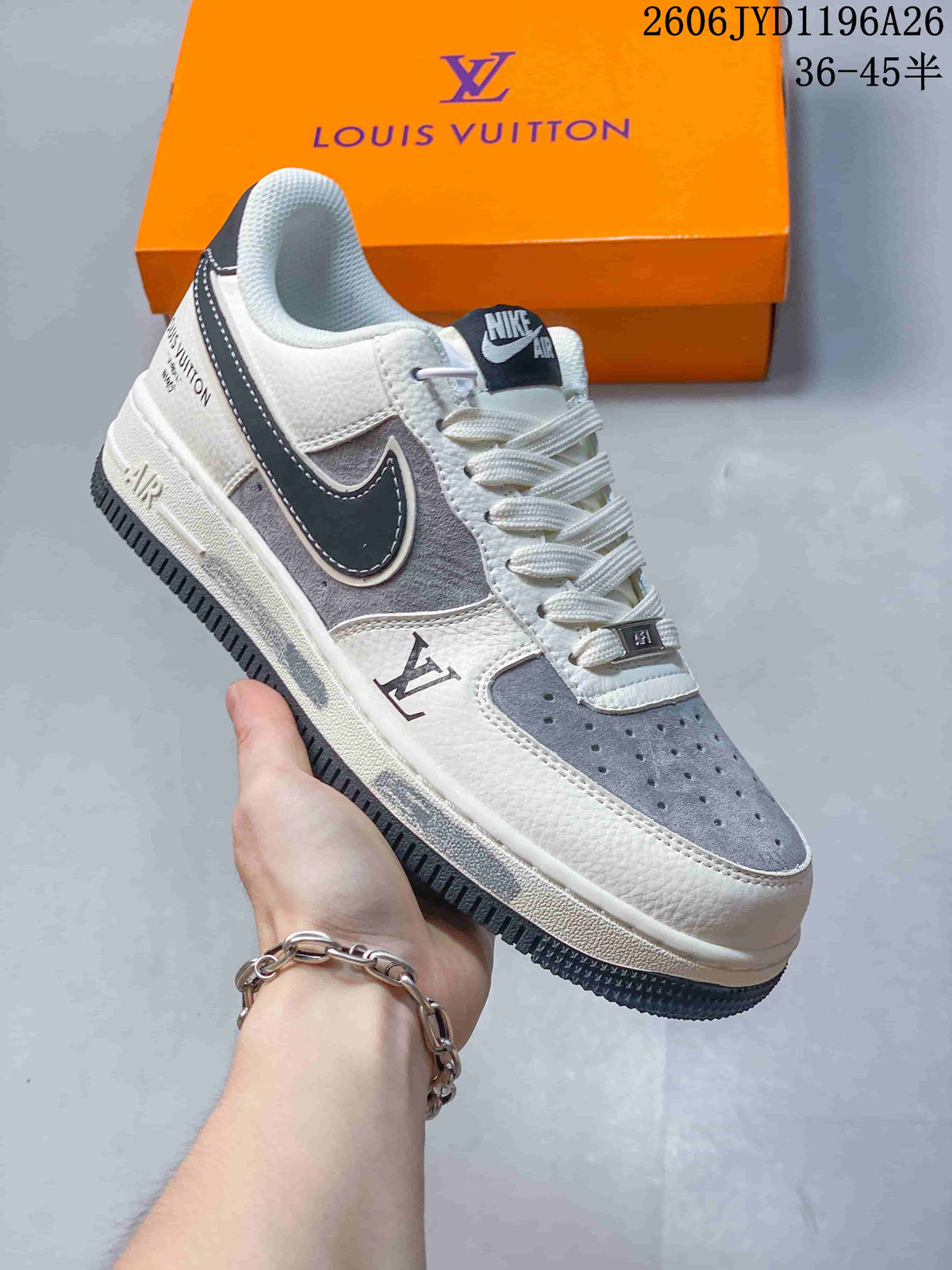 Nike Air Force 1 Low Monogram Print Sneakers
