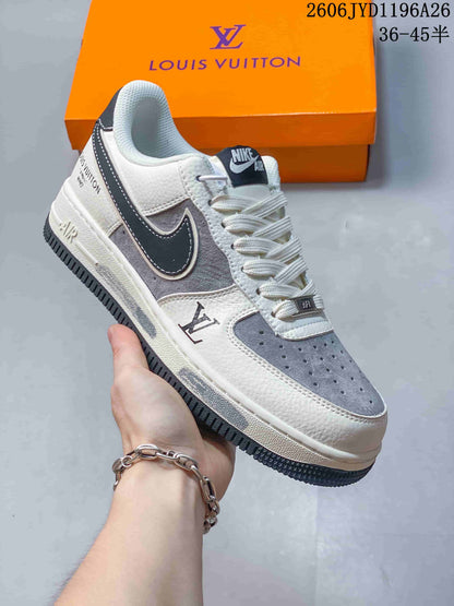 Nike Air Force 1 Low Monogram Print Sneakers