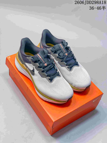 Nike ReactX Running Shoes in White, Gray and Yellow