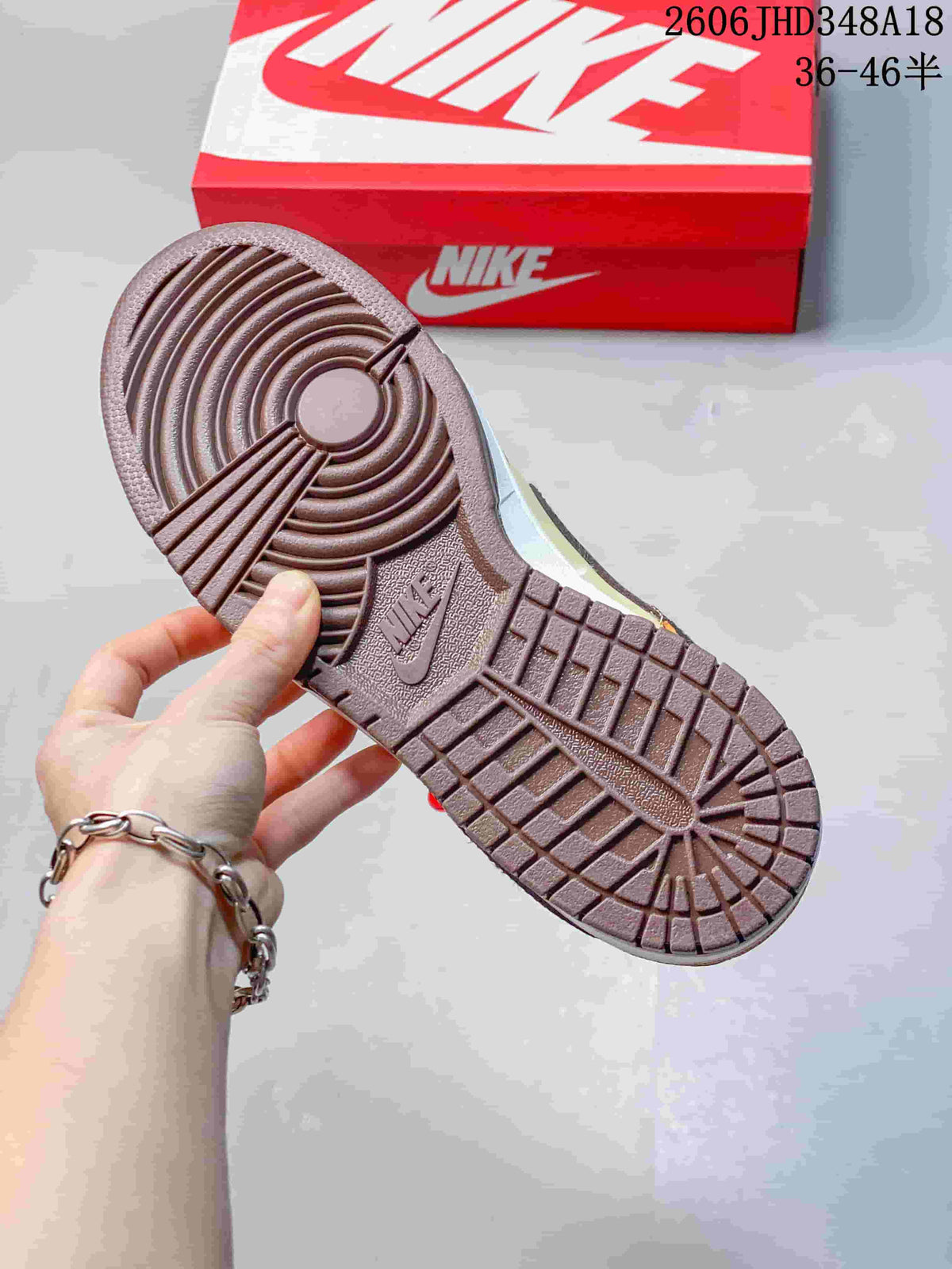 Nike SB Dunk Low Cream and Brown Skate Shoes