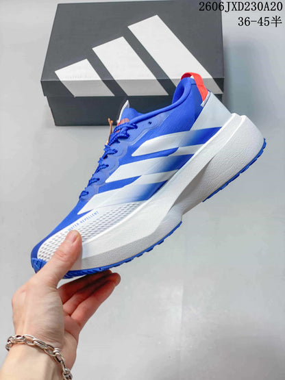 Adidas Adizero Evo SL Running Shoes Blue White Red
