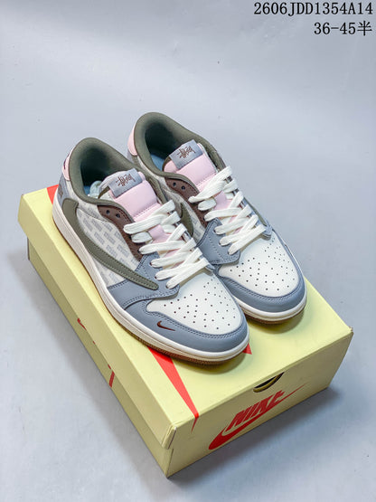 Nike Air Jordan 1 Low Travis Scott DIY Custom Sneakers