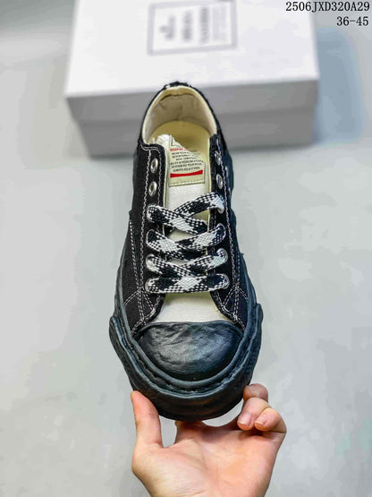Maison Mihara Yasuhiro Blakey Low Sneakers, Black