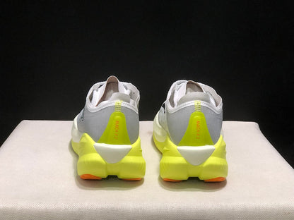 HOKA Mach X 2 Running Shoes, Gray and Neon Yellow