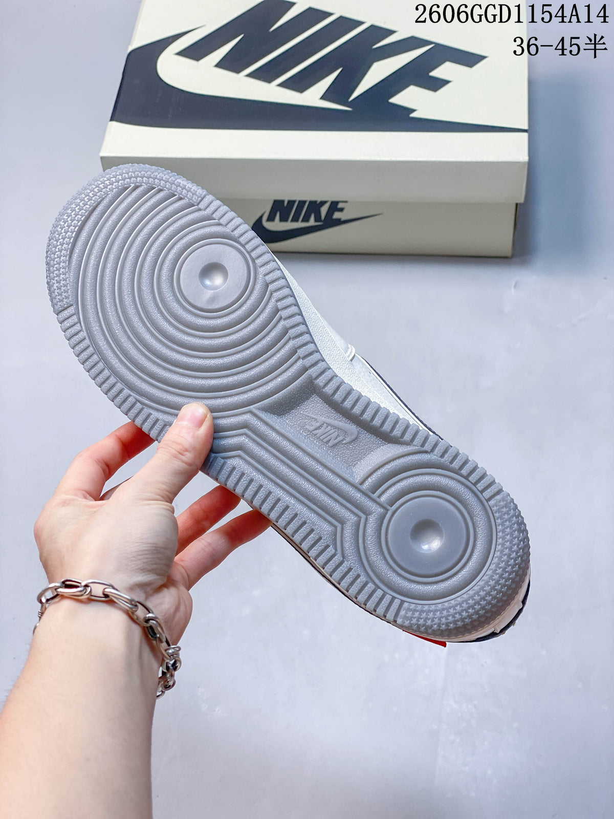 Nike Air Force 1 Low White and Navy Sneakers
