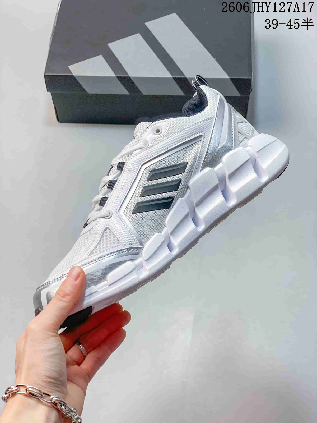 Adidas Climacool Ventage Running Shoes, White and Silver