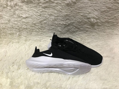 Nike Black and White Knit Low-Top Sneakers