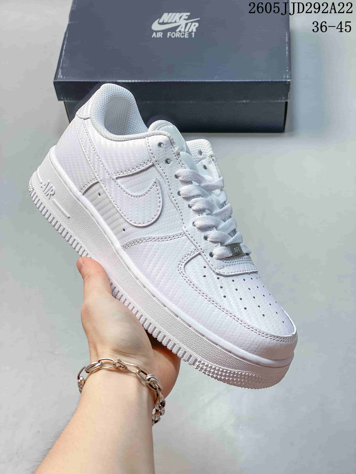 Nike Women's Air Force 1 Shadow Sneakers, White