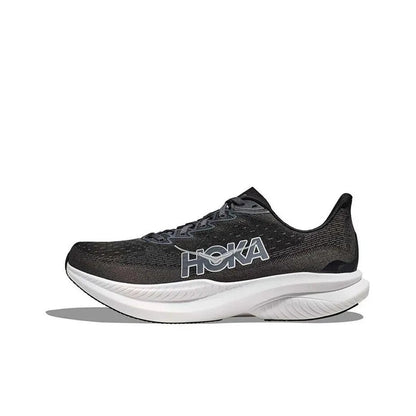 HOKA Mach 6 Running Shoes in Black and White