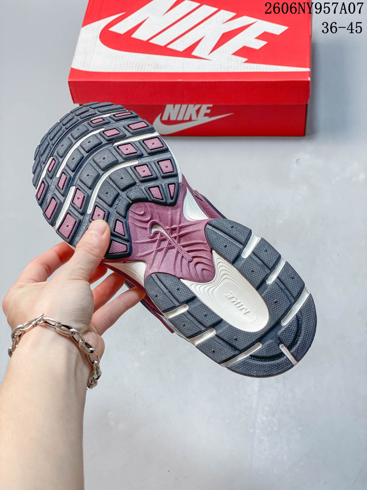 Nike V5 RNR Sneakers in Burgundy and Silver
