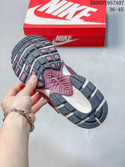 Nike V5 RNR Sneakers in Burgundy and Silver