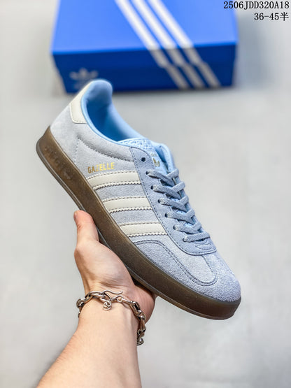 Adidas Gazelle Suede Sneakers with Gum Sole