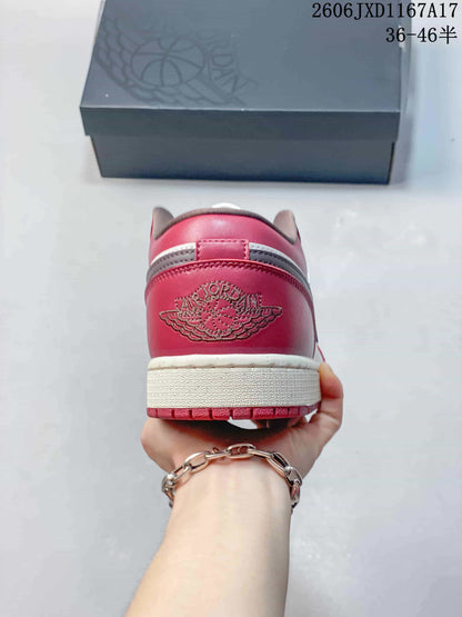Jordan Air Jordan 1 Low Red White Sneakers IX5004-121