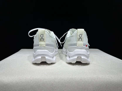 On Cloudsurfer Trail White Trail Running Shoes