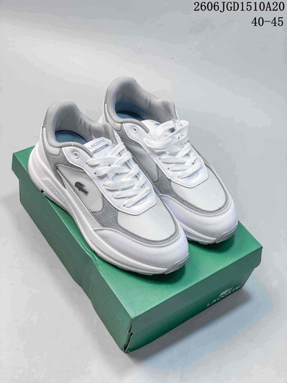 Lacoste 611140ASEQQ White and Grey Low-Top Sneakers