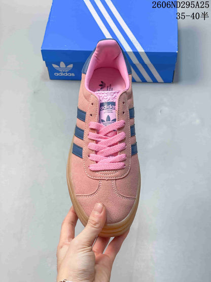 Adidas Gazelle Bold W Pink Suede Platform Sneakers