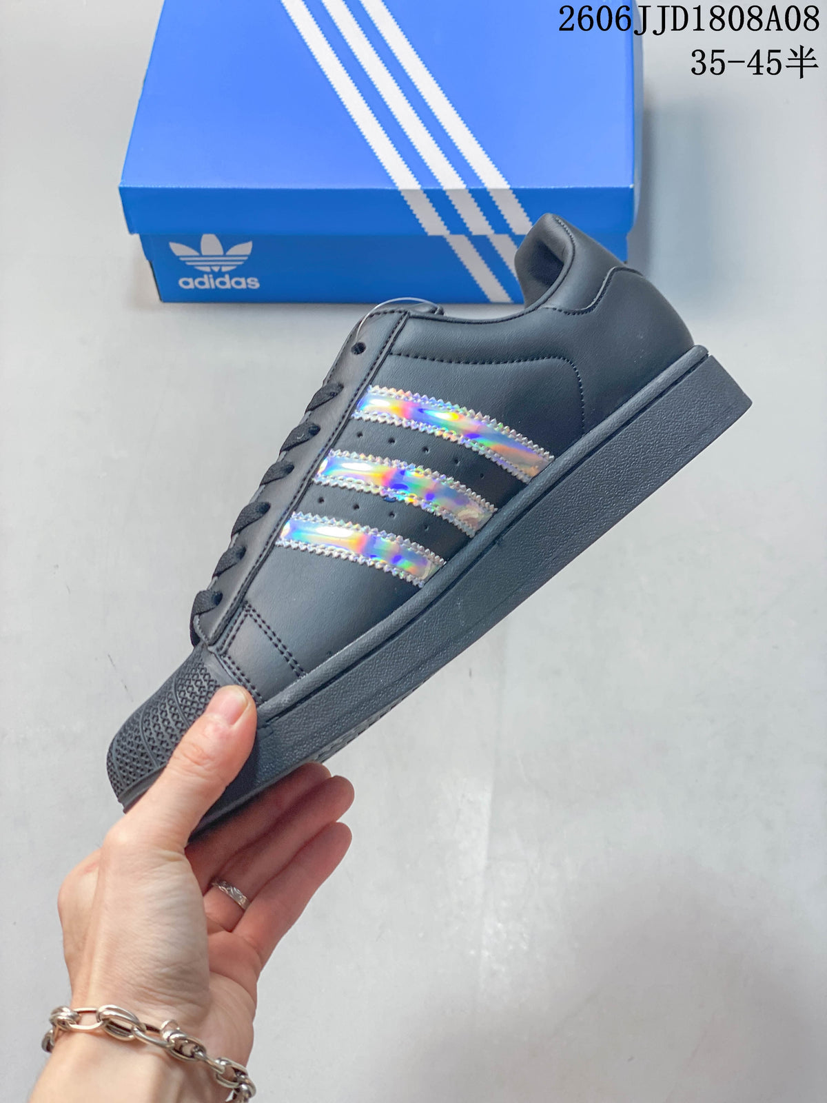 Adidas Originals Superstar Low-Top Sneakers – Charcoal KJ1228