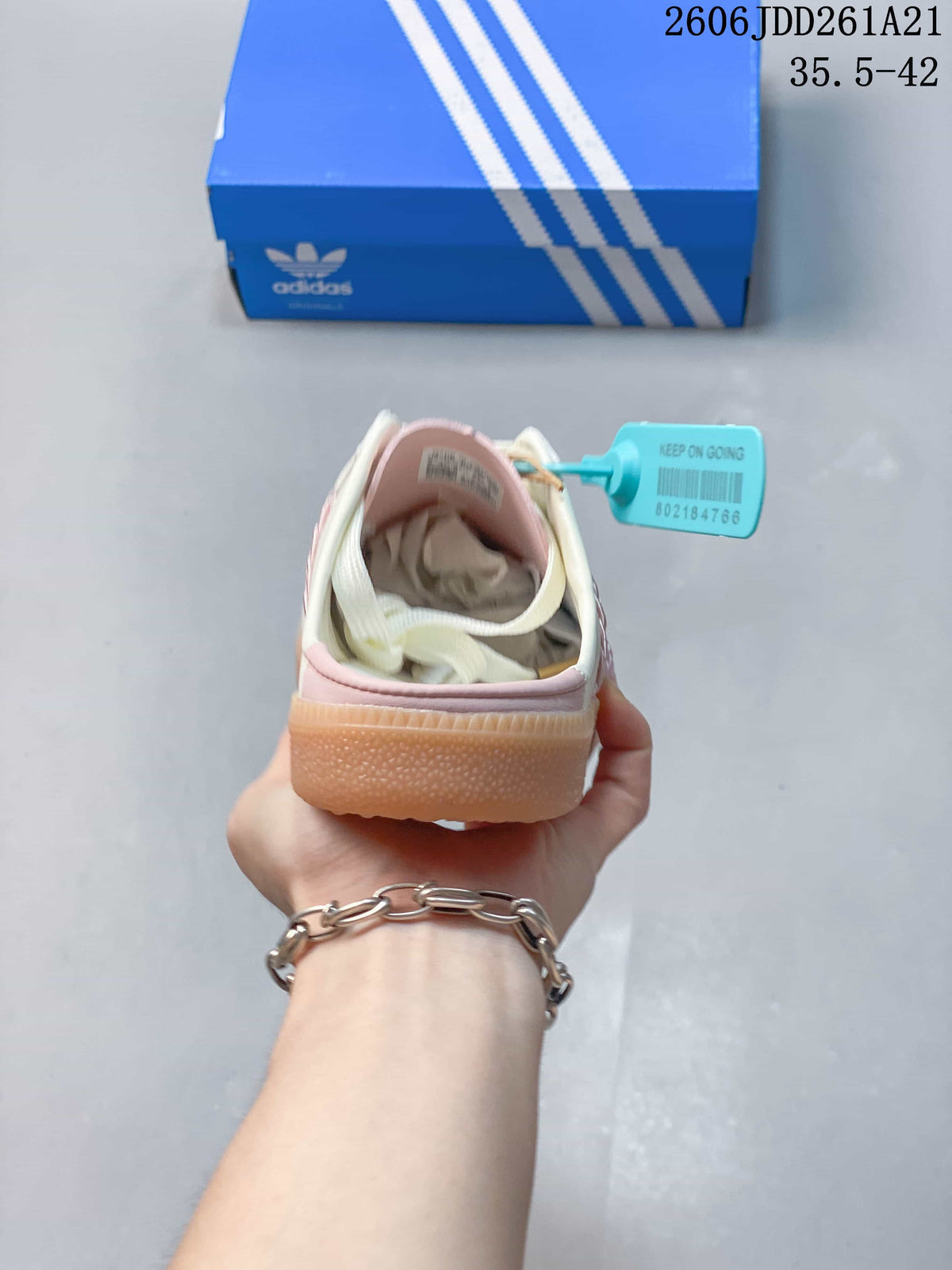 adidas Samba Mule Sneakers in Cream and Pink