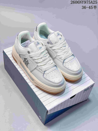 MLB Chunky Liner White Low-Top Sneakers 3ASXCA12N