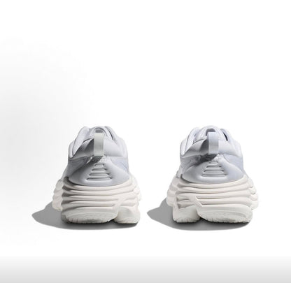 HOKA Bondi 8 White Running Sneakers