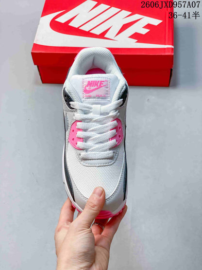 Nike Air Max 90 Sneakers White Pink Gray