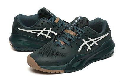 ASICS Gel-Resolution Tennis Shoes in Dark Green