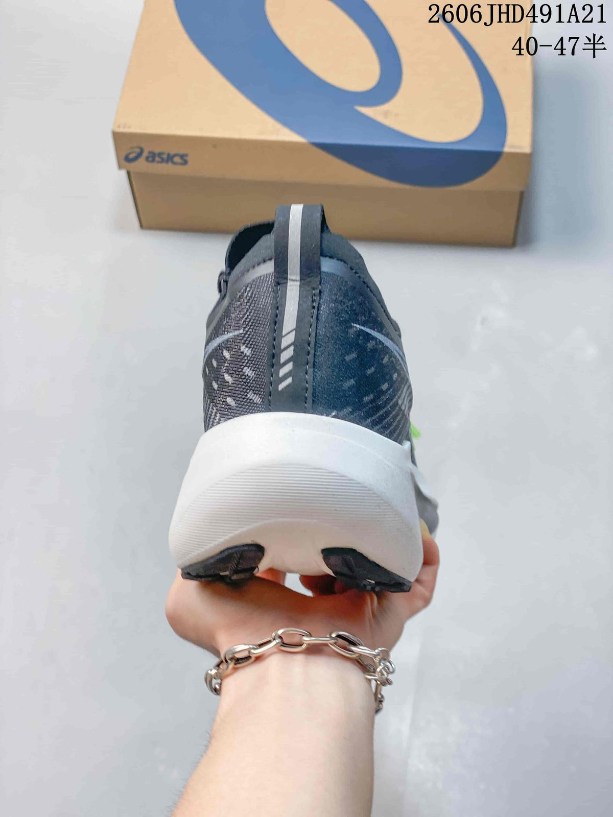 ASICS Megablast Running Shoes – Charcoal and White