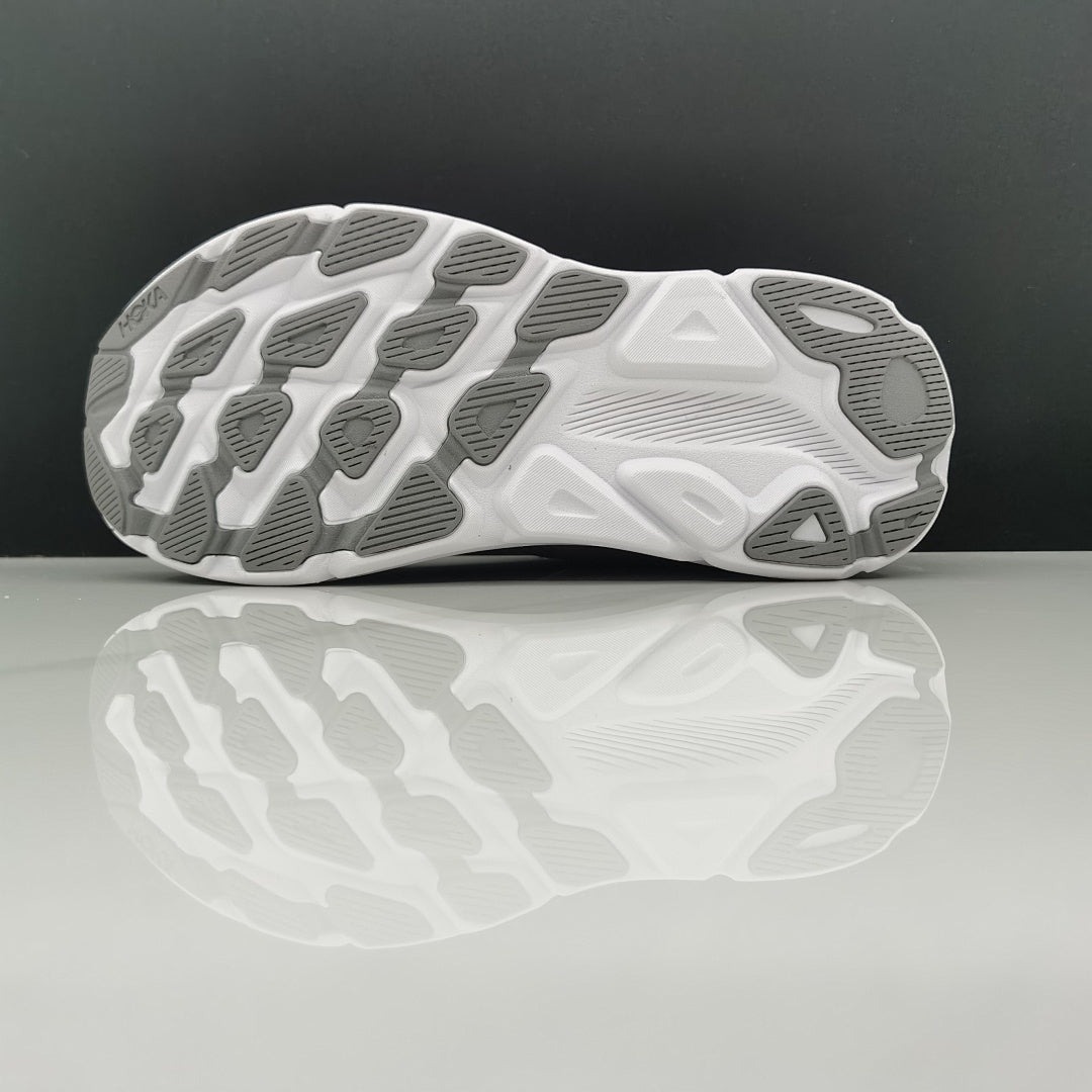 HOKA Clifton 9 Gray Running Shoes