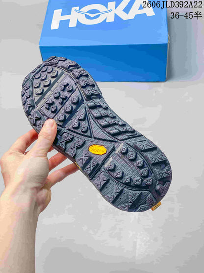 HOKA Tor Summit Low-Top Shoes in Rust and Charcoal