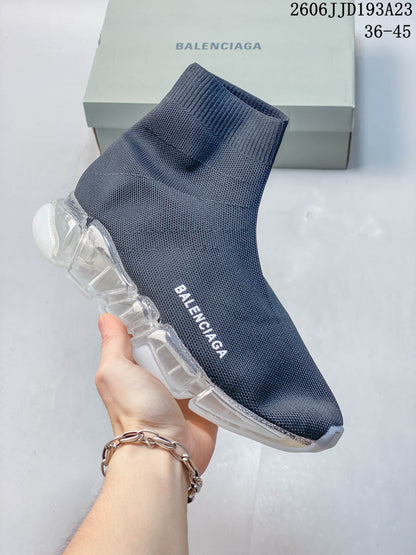 Balenciaga Sock Sneakers with Segmented Sole