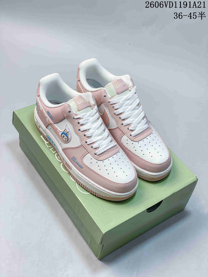 Nike Air Force 1 Low '07 x Labubu Pink White Sneakers