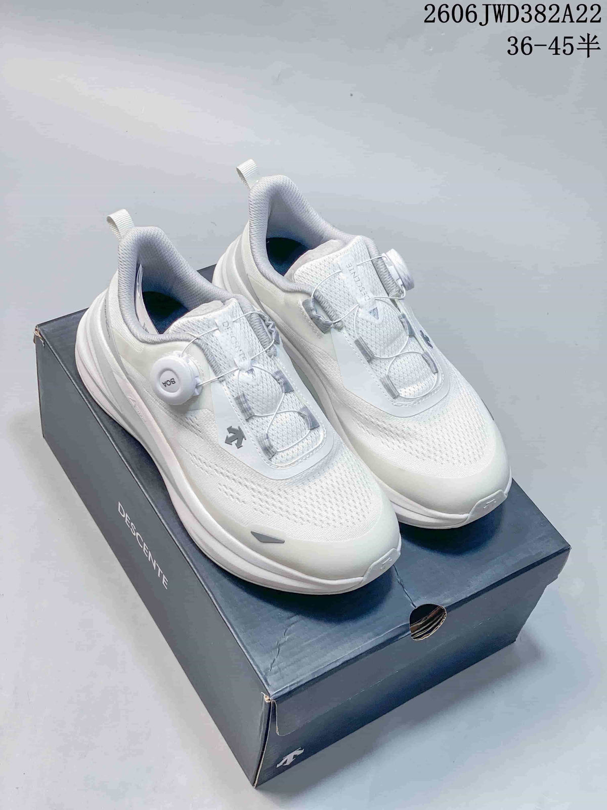DESCENTE Running BOA Running Shoes, White, Z-FOAM