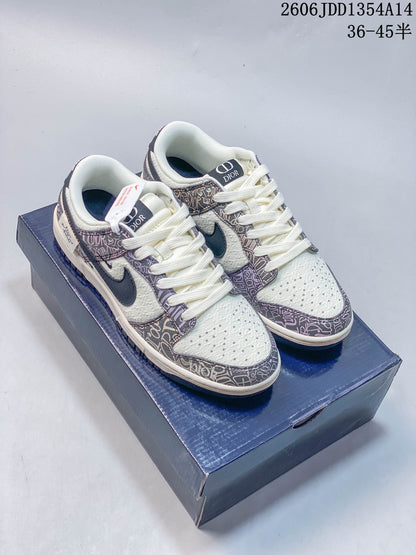 Nike Air Jordan 1 Low Travis Scott Dior-Print Sneakers