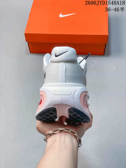 Nike Vomero Premium Running Shoes, White and Pink