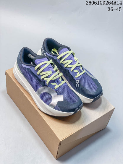 On Cloudboom Volt Women's Running Shoes, Navy and Violet