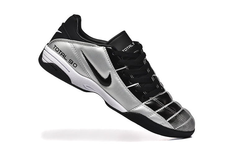 Nike Total 90 Indoor Soccer Shoes Black Silver