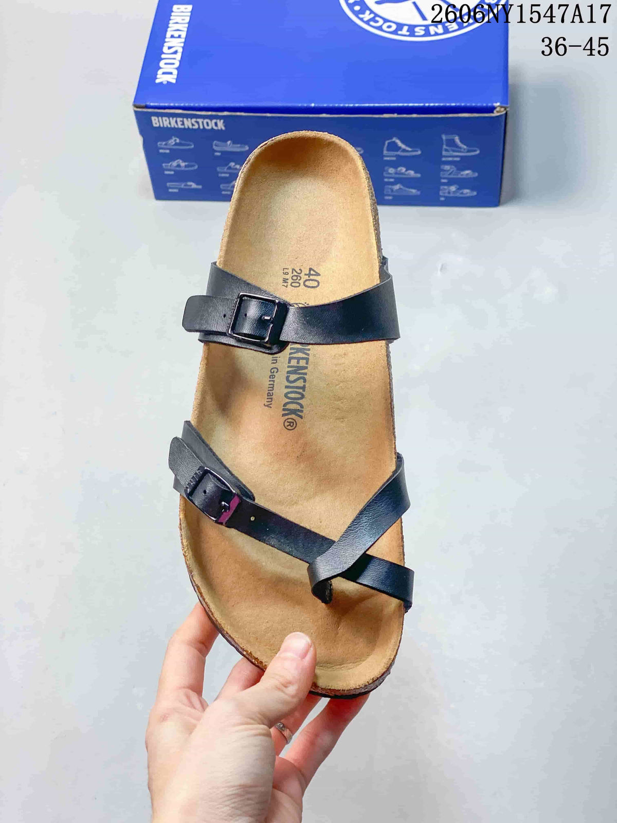 Birkenstock Arizona Black Two-Strap Sandals