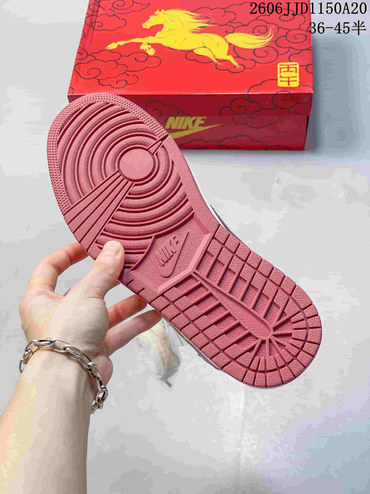 Jordan Air Jordan 1 Low White and Red Sneakers