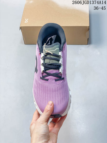 On Cloudmonster 3 Running Shoes in Lilac and Olive